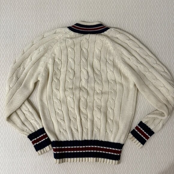 Cable Knit Sweater Vintage Size Large - Picture 3 of 5